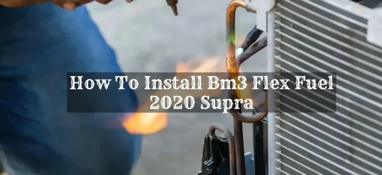 How To Install Bm3 Flex Fuel 2020 Supra