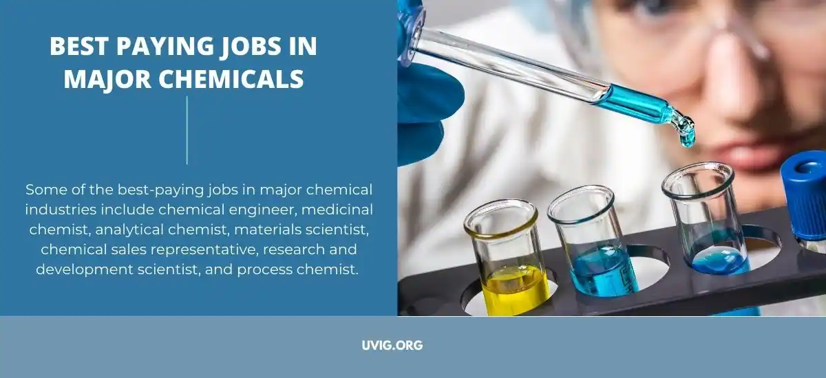Best Paying Jobs In Major Chemicals