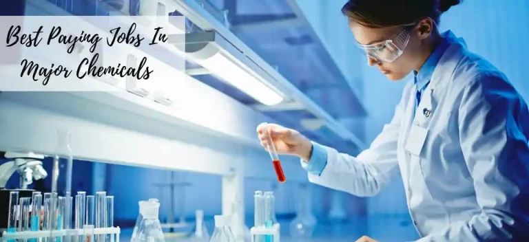 Best Paying Jobs In Major Chemicals