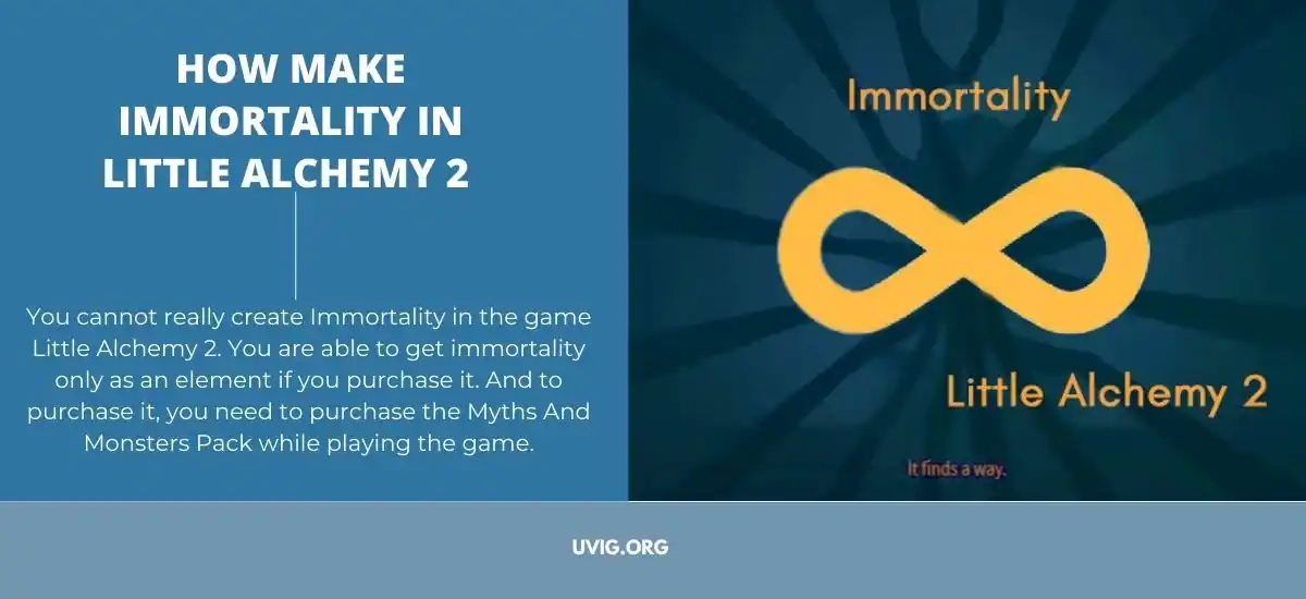 How Make Immortality In Little Alchemy 2