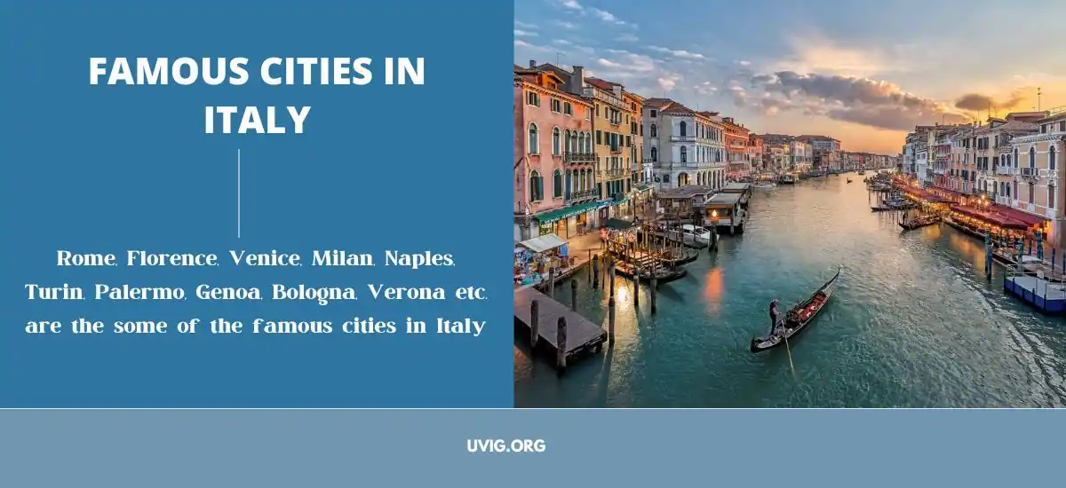 Famous cities in Italy