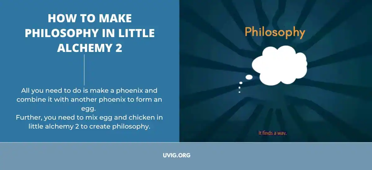 how to make philosophy in little alchemy 2